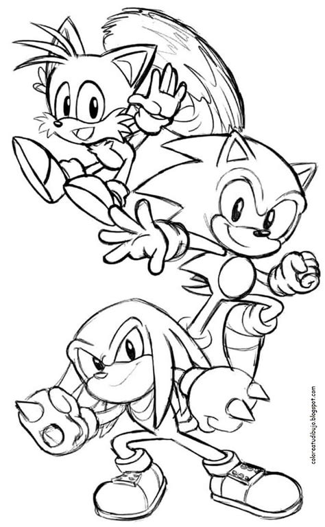 sonic imagenes para colorear|More.